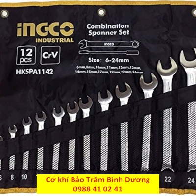 HKSPA1142-Bộ 12 cờ lê vòng miệng (sale online)