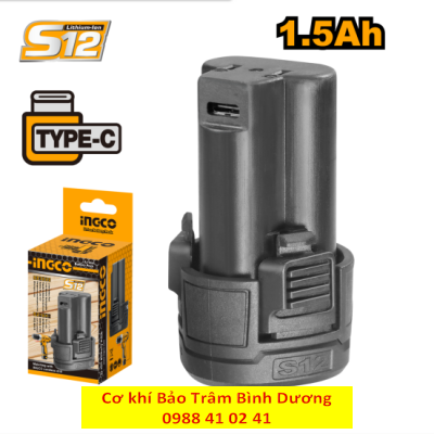 INGCO24_Bộ pin Lithium-Ion FBLI12153
