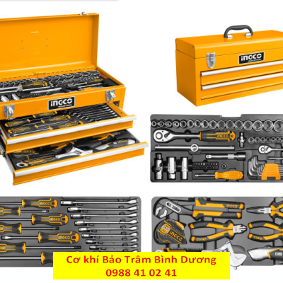 Hộp đồ nghề INGCO 120 chi tiết HKTHP21201