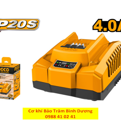 INGCO22_Đế sạc nhanh pin 20V FCLI20411