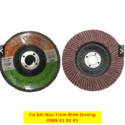 Đá nhám xếp Hophat kích thước 100 x 16mm độ hạt A40 / A60 / A80 dùng cho việc mài nhẵn, chà nhám, đánh bóng