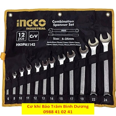 HKSPA1142-Bộ 12 cờ lê vòng miệng (sale online)