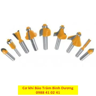 Bộ 12 mũi phay gỗ 6mm AKRT1201
