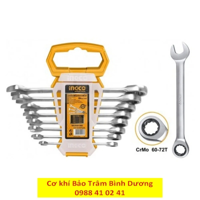 HKSPA1088-Bộ 8 cờ lê vòng miệng (6-19mm) (sale online)