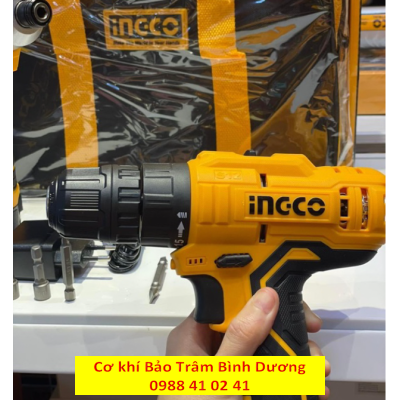 INGCO23_Bộ combo máy siết vít pin, khoan pin và đèn CKLI1203