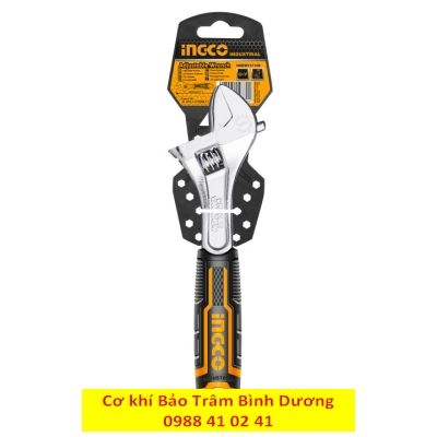 Mỏ lết công thép Cr-v dài 250mm INGCO HADW131108