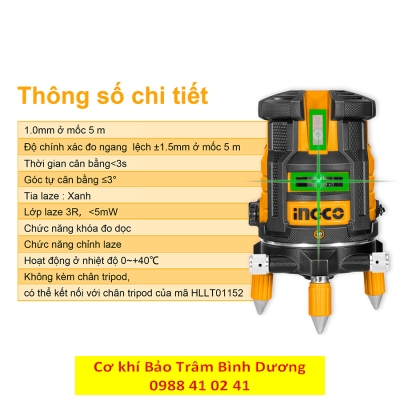 Máy đo mức cân bằng LAZER (Tia xanh) HLL305205