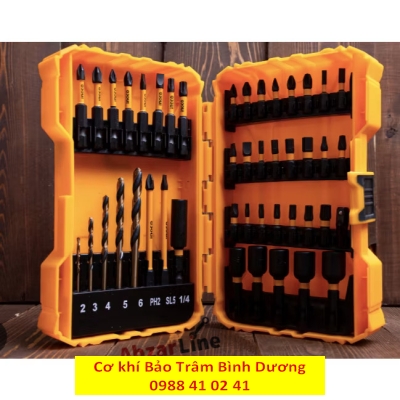 Bộ 45 mũi khoan và vặn vít INGCO AKDL24502 ( Sale online)