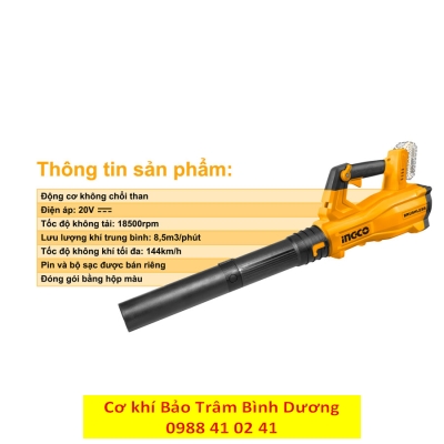 Máy thổi bụi dùng pin Lithium 20V CABLI20428