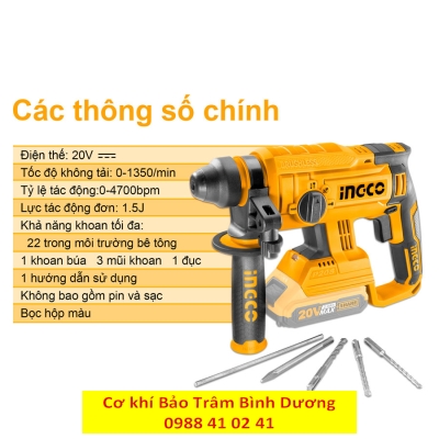 Máy khoan bê tông CRHLI2201