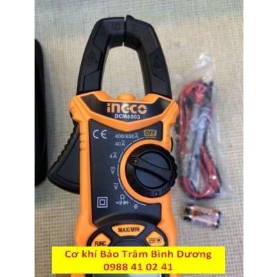 Ampe Kìm kỹ thuật số đo dòng AC DCM6003