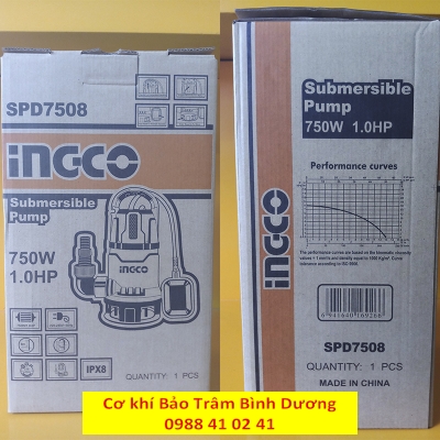 INGCO22_Máy bơm chìm nước thải SPD7508
