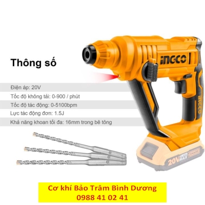 Máy khoan bê tông CRHLI1601