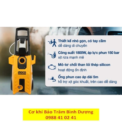 INGCO_Máy xịt rửa HPWR18008