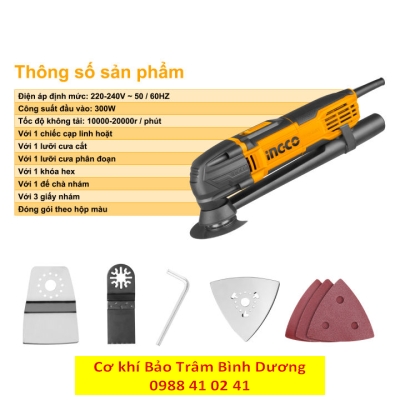 Máy cắt rung đa năng 300W INGCO MF3008