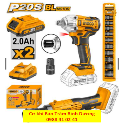 INGCO23_Combo máy siết buloong COSLI23066