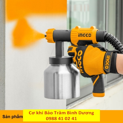 Máy phun sơn bình chứa thép 500W INGCO SPG5008-2