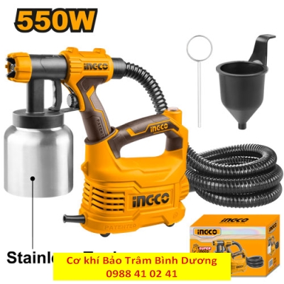 Máy phun sơn bình chứa thép 500W INGCO SPG5008-2