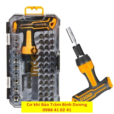 BỘ TUA VÍT TAY CẦM CHỮ T 47 CHI TIẾT INGCO - HÀNG CHÍNH HÃNG - HKSDB0478