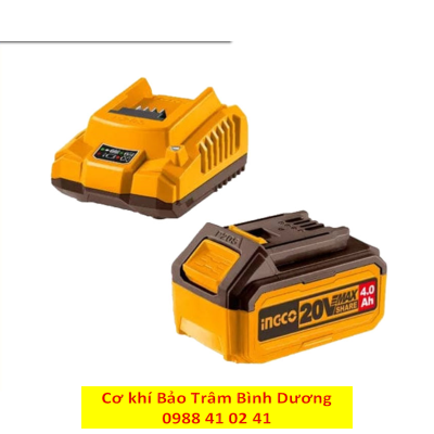 INGCO24_Combo 1 bộ pin 4.0Ah và sạc FBCPK1214