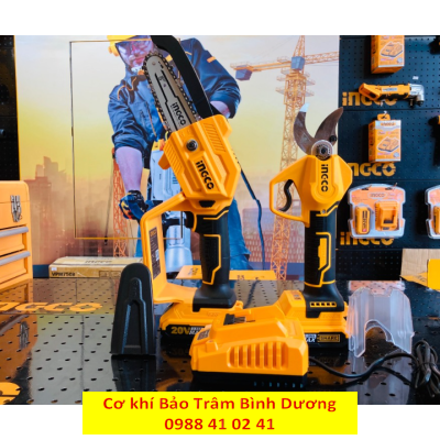 INGCO23_Combo máy cưa cắt tỉa và máy cắt cành dùng pin COSLI23065