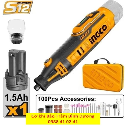 INGCO23_Máy mài khuôn dùng pin CMGLI12011