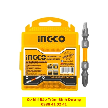 Bộ mũi bắt vít 2 đầu bake và dẹp 10 chi tiết SDBIM21HL133