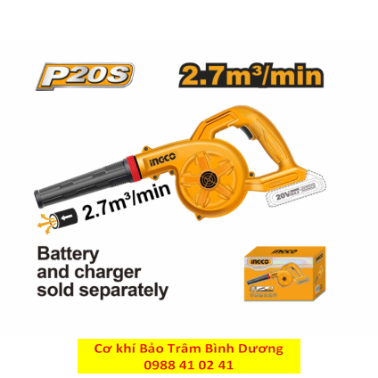 INGCO24_Thân máy thổi bụi cầm tay dùng pin CABLI20028