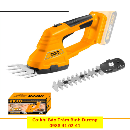 INGCO22_Máy tỉa cành-cỏ làm vườn dùng Pin 20v CSTLI2001