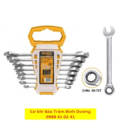 HKSPAR1082-Bộ 8 cờ lê  miệng vòng hai chiều (8- 19mm) (sale online)