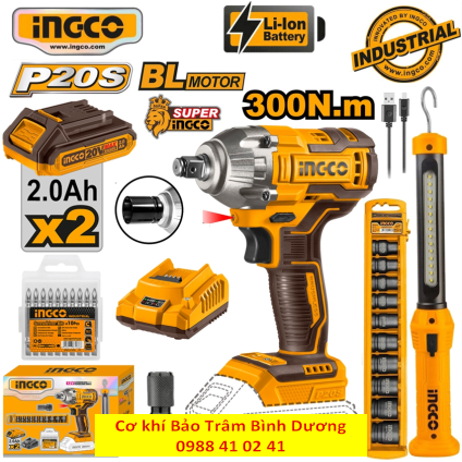 INGCO23_Combo máy siết buloong COSLI23011