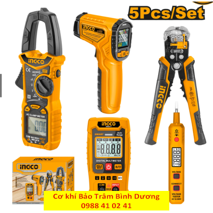 INGCO23_Combo 5 dụng cụ kiểm tra điện COS23056