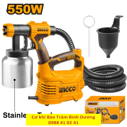 Máy phun sơn bình chứa thép 500W INGCO SPG5008-2